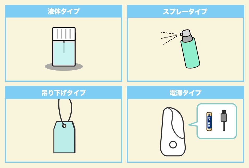 芳香剤の種類とは？使い方と特徴を紹介