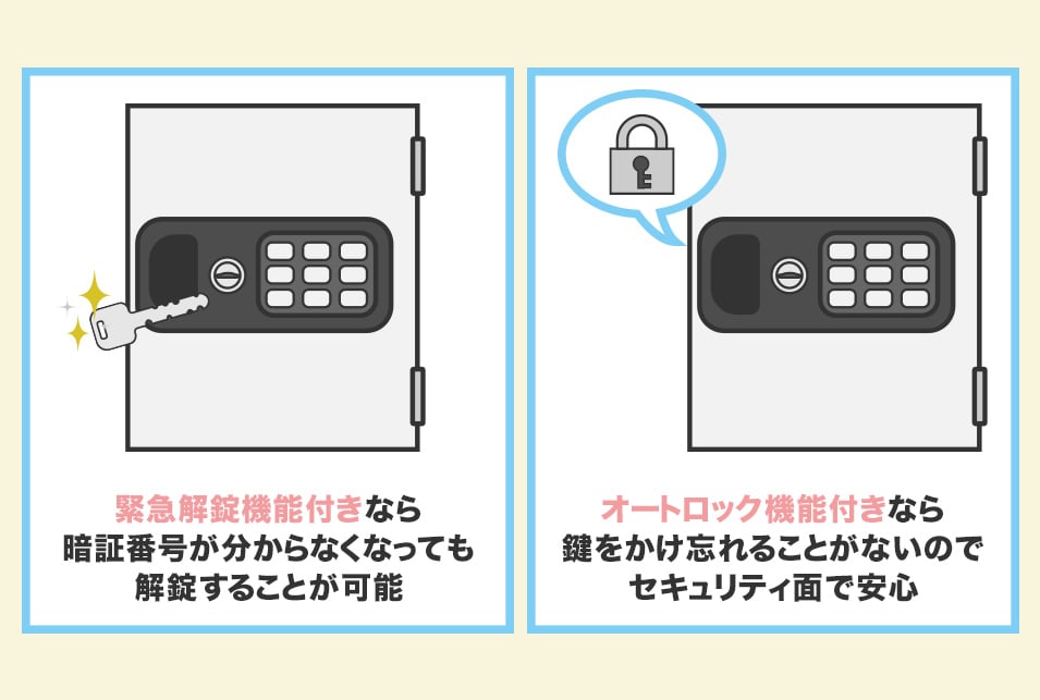 キーボックスの機能性をチェック