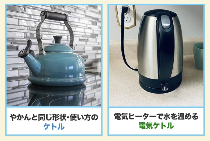 ケトル・電気ケトルでお湯を手軽に沸かす!