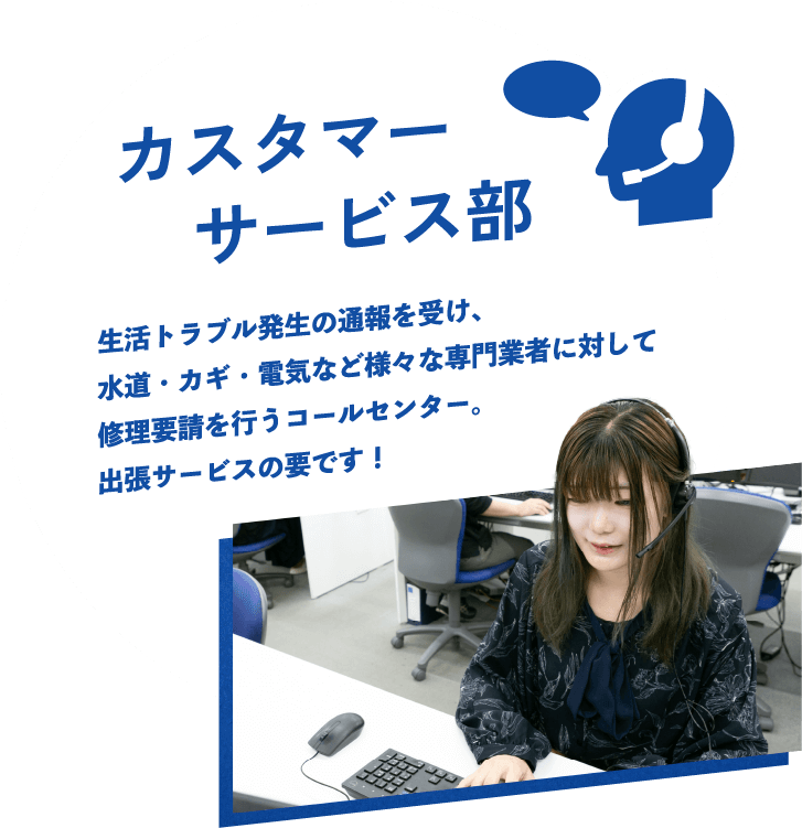 カスタマーサービス部 カスタマーサービス部